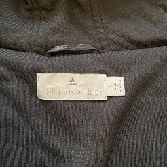 Adidas by Stella McCartney Black Hooded Jacket Size S - Picture 5 of 11